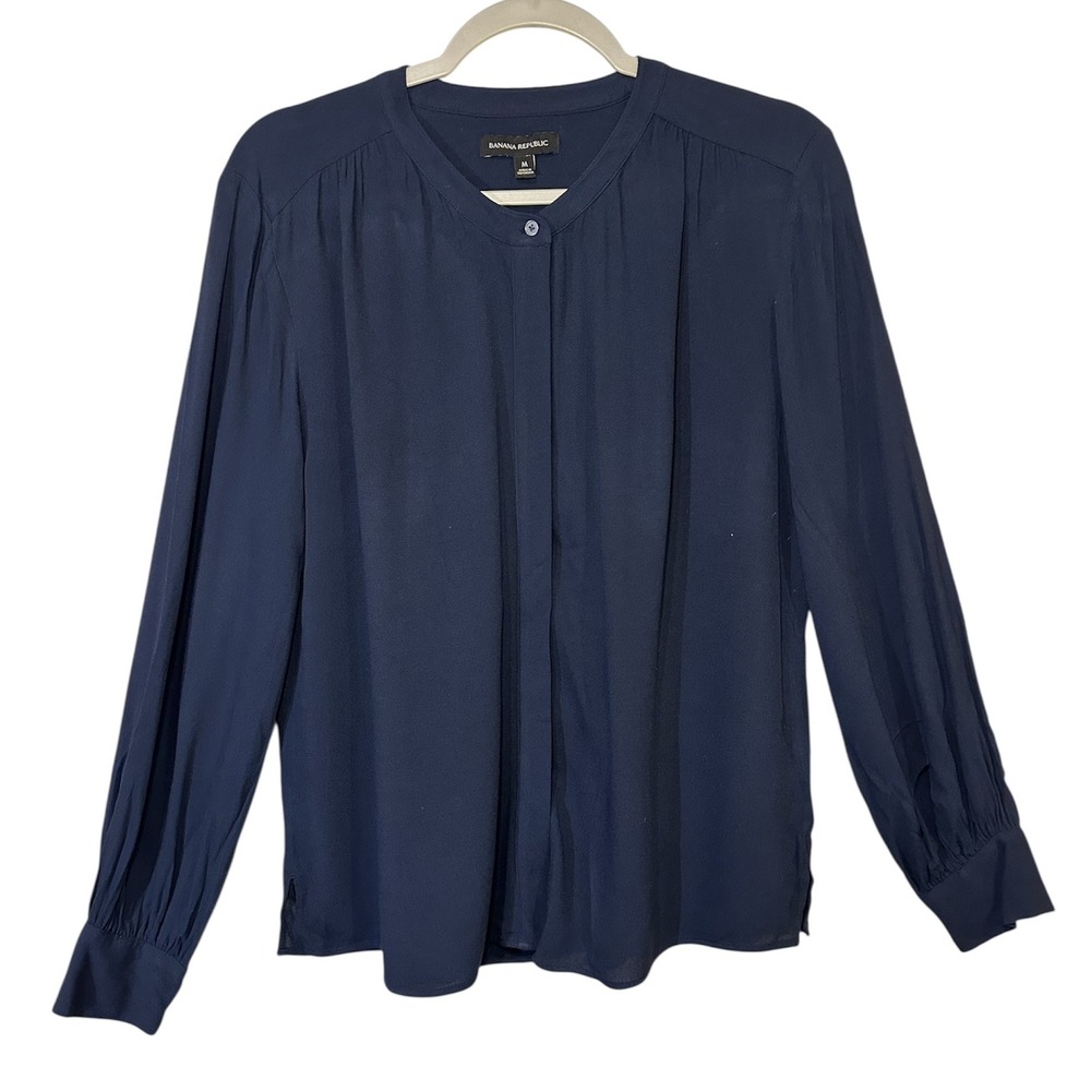Banana Republic Navy Blouse